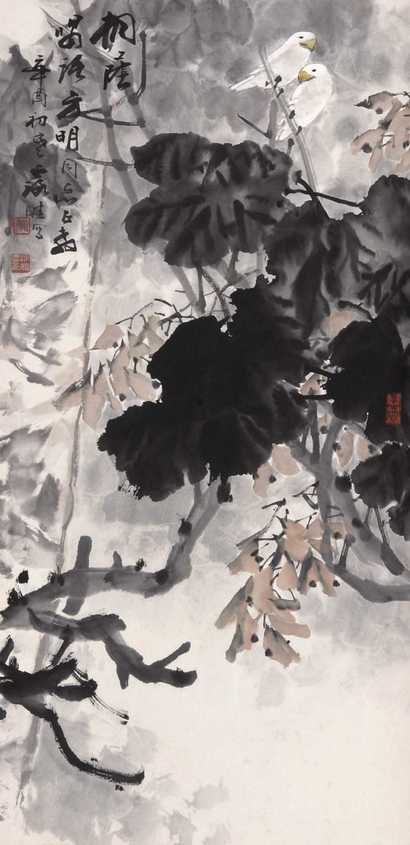 徐源绍 花鸟 立轴